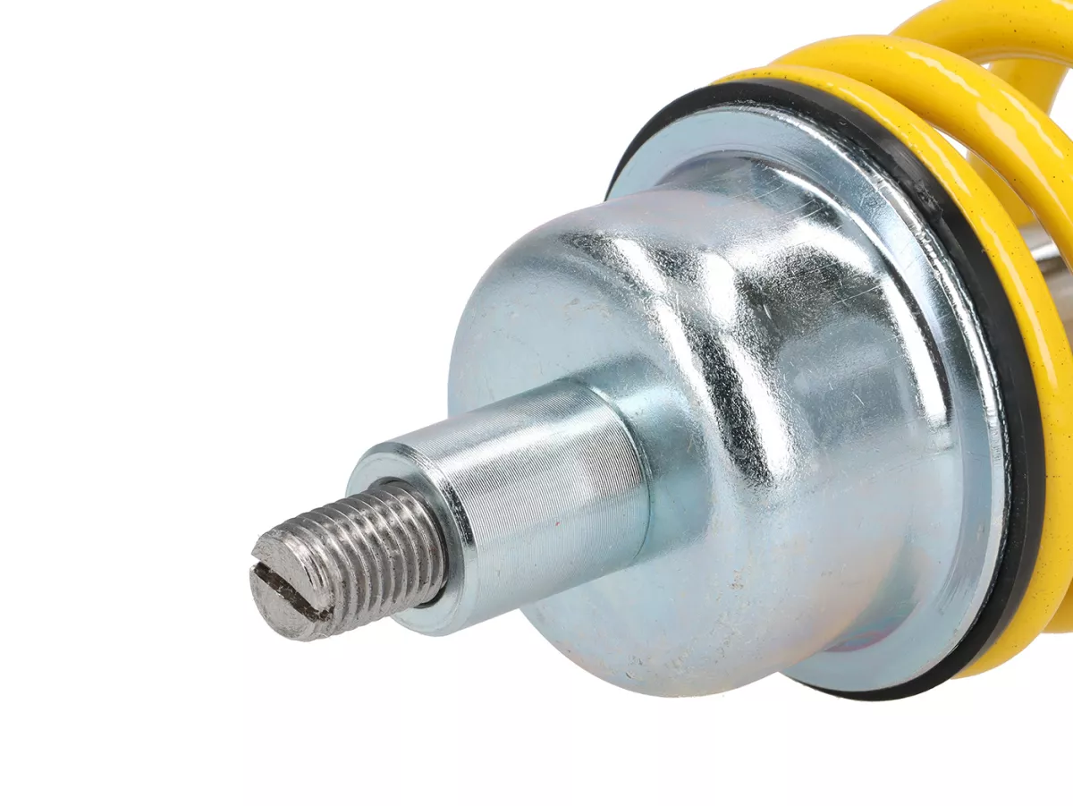 Shock absorber front -CARBONE HI-TECH- Vespa GTL, GTS, GTV 125-300 -2014/2017-2022 - 270-285mm - black/yellow