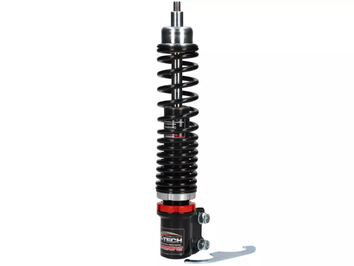 Peredam kejut depan -CARBONE HI-TECH- Vespa GTL, GTS, GTV 125-300 -2014/2017-2022 - 270-285mm - hitam/hitam