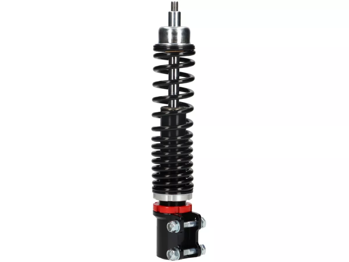 Peredam kejut depan -CARBONE HI-TECH- Vespa GTL, GTS, GTV 125-300 -2014/2017-2022 - 270-285mm - hitam/hitam