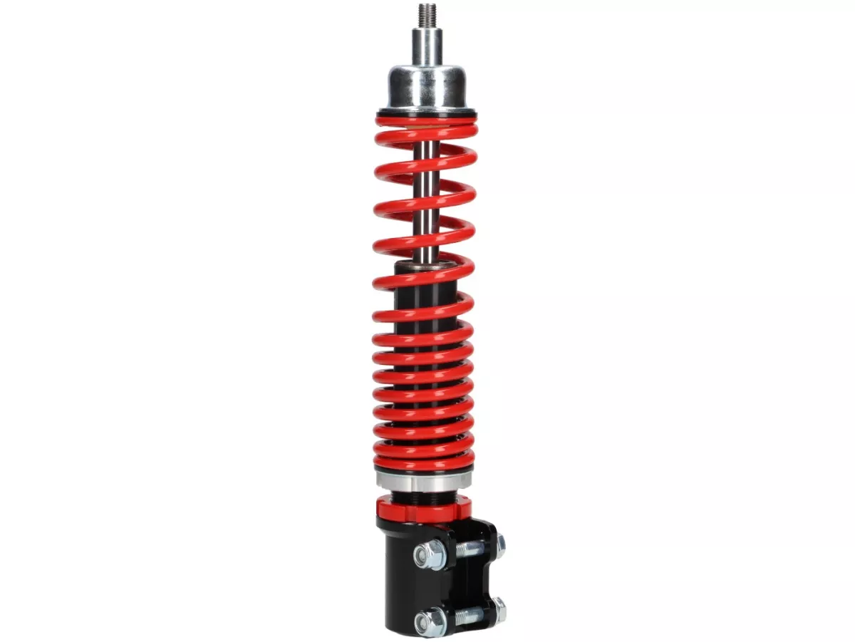 Shock absorber front -CARBONE HI-TECH- Vespa GTL, GTS, GTV 125-300 -2014/2017-2022 - 270-285mm - black/red