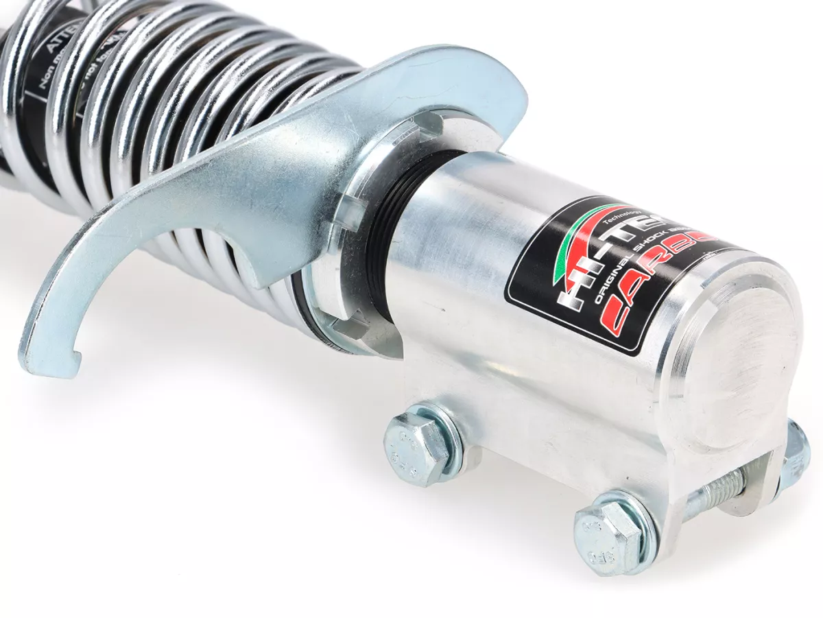 Shock absorber front -CARBONE HI-TECH-  Vespa GTS 125-300 Keyless - chrome/chrome