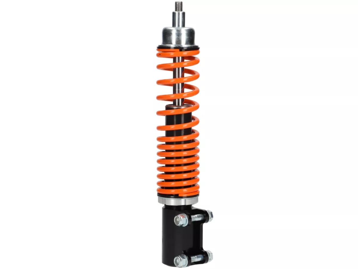 Shock absorber front -CARBONE HI-TECH-  Vespa GTS 125-300 Keyless - black/orange