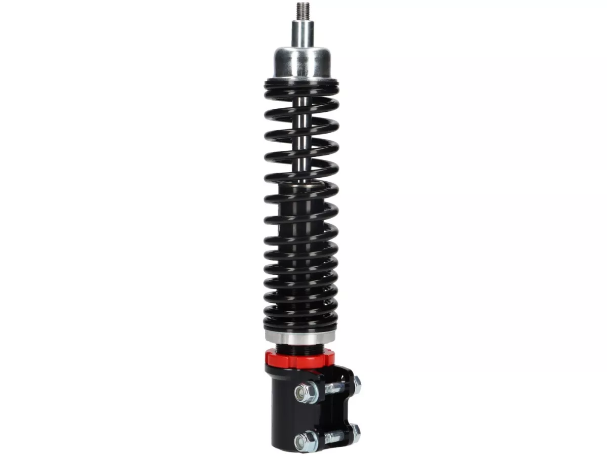 Shock absorber front -CARBONE HI-TECH- Vespa Primavera/Sprint 50-150 2017-2023 - 255-275mm - black/black
