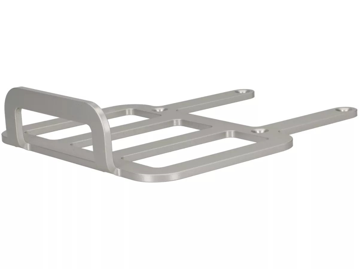 Rear rack Sprint Rack for Ancellotti style seats -JOCKEYS BOXENSTOP- Sprint Rack- Lambretta LI (series 3), LIS, SX, TV (series 3), DL, GP - silver