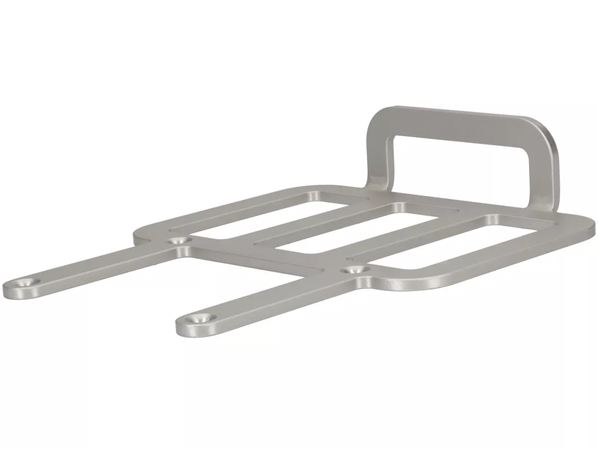 Rear rack Sprint Rack for Ancellotti style seats -JOCKEYS BOXENSTOP- Sprint Rack- Lambretta LI (series 3), LIS, SX, TV (series 3), DL, GP - silver