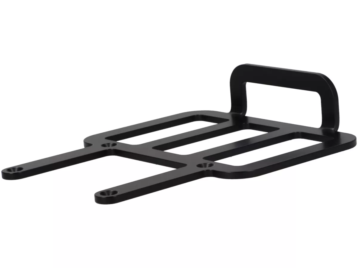 Rear rack Sprint Rack for Ancellotti style seats -JOCKEYS BOXENSTOP- Sprint Rack- Lambretta LI (series 3), LIS, SX, TV (series 3), DL, GP - black