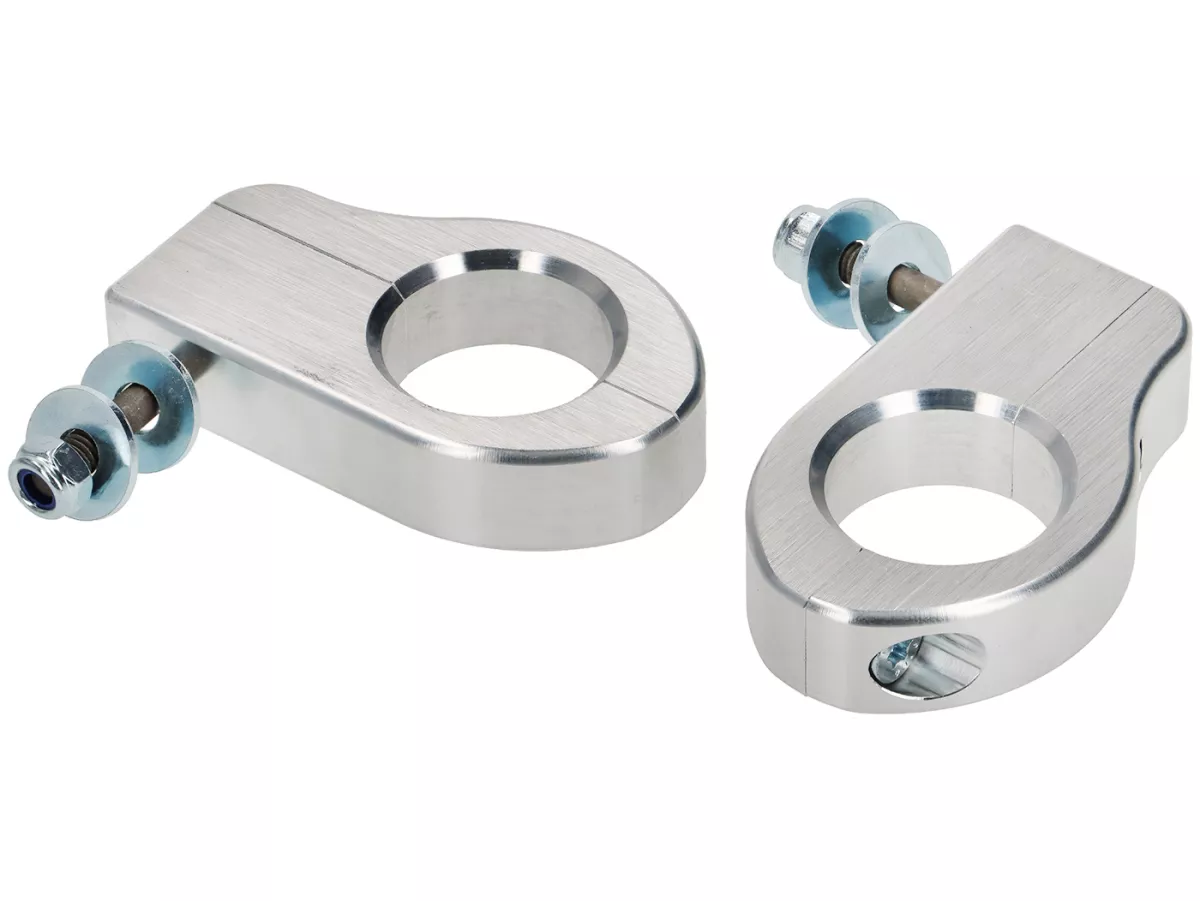 Shock absorber mount top -JOCKEYS BOXENSTOP- Aluminium CNC- Lambretta J50, J100, J125 (fork diameter 30mm)