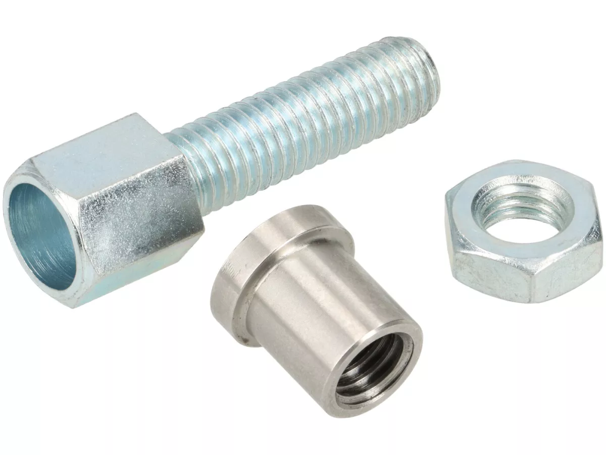 Top hat bush with adjusting screw -JOCKEYS BOXENSTOP- for rear brake Lui, Luna, Vega, Cometa, J50, J100, J125