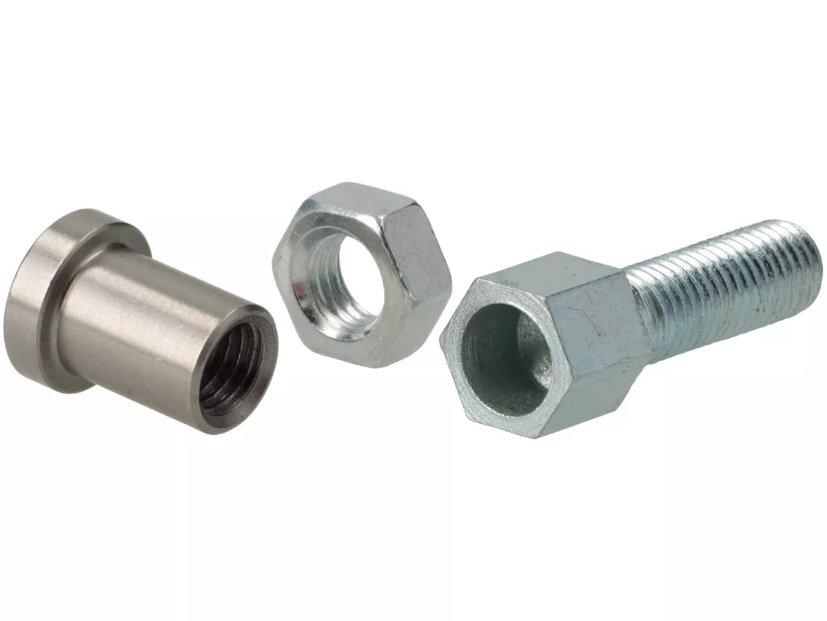 Top hat bush with adjusting screw -JOCKEYS BOXENSTOP- for front brake Lui, Luna, Vega, Cometa, J50, J100, J125