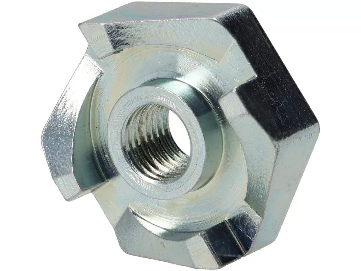 Dado -MALOSSI- Avviamento a cavo M10x1,25 Piaggio Ciao, Bravo, Boxer, Si con variatore