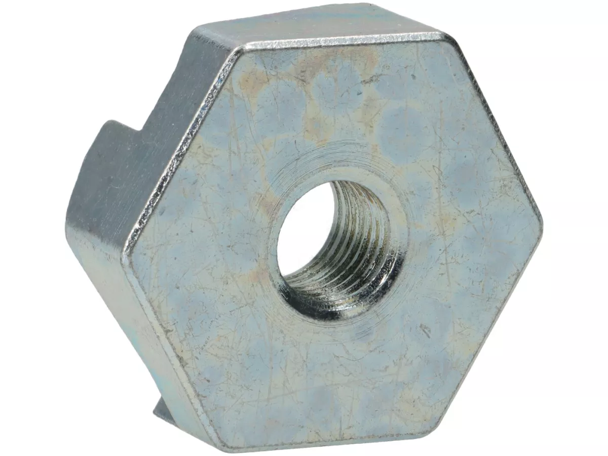 Dado -MALOSSI- Avviamento a cavo M10x1,25 Piaggio Ciao, Bravo, Boxer, Si con variatore