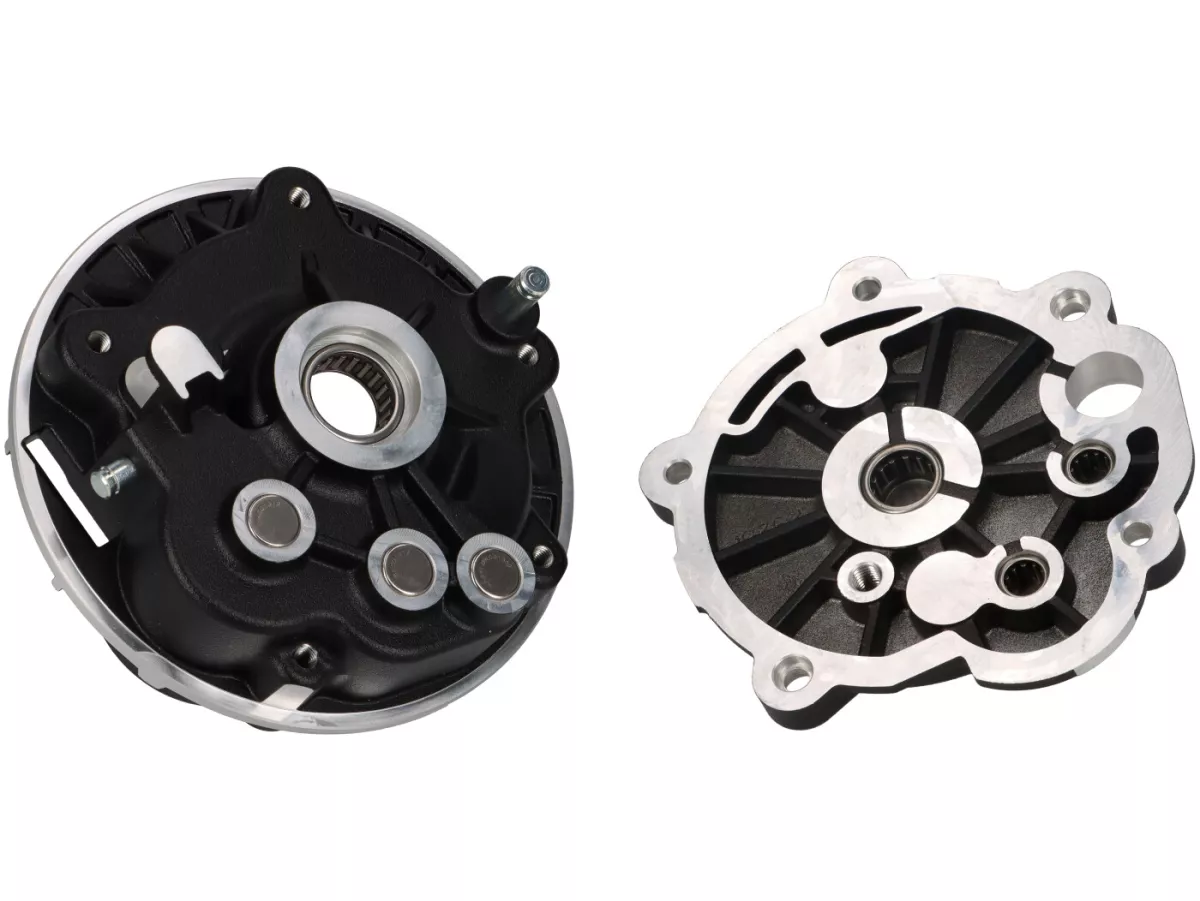 Gearbox  (incl. bearing set) -MALOSSI- Piaggio Ciao, Boss, SI, Grillo, Bravo, Superbravo- required for conversion to Variomatik