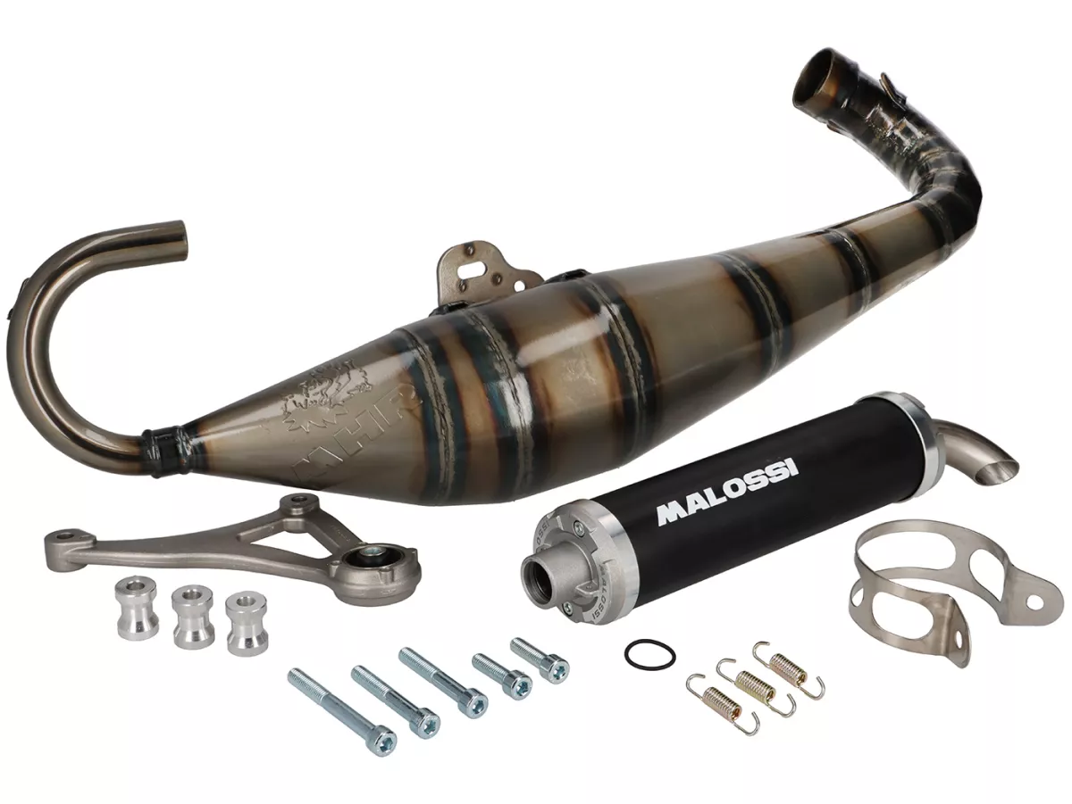 Avgasrör -MALOSSI- Scooter Racing - MHR Big Bore Ø52mm - Piaggio 50 cc