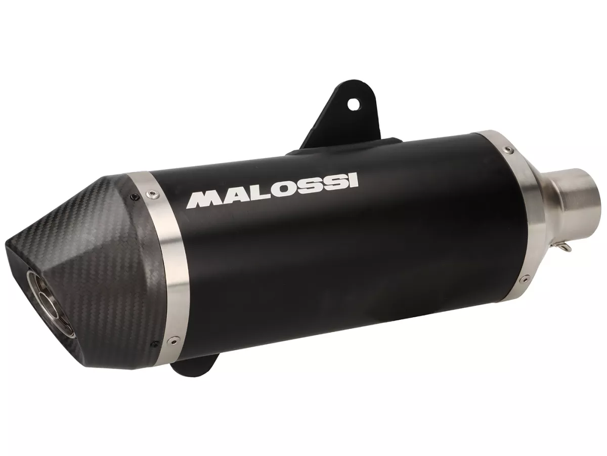 Exhaust -MALOSSI- RX homologiert, Black Edition - Vespa GTS, GTS Super, GTS Super Sport, Super Tech 125cc i.e. (2021-) Euro5
