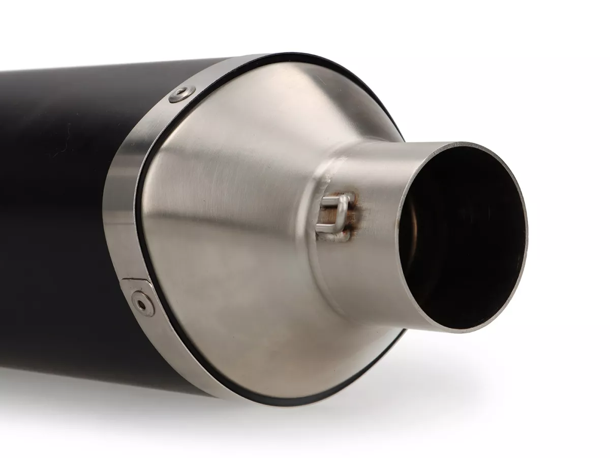 Exhaust -MALOSSI- RX homologiert, Black Edition - Vespa GTS, GTS Super, GTS Super Sport, Super Tech 125cc i.e. (2021-) Euro5