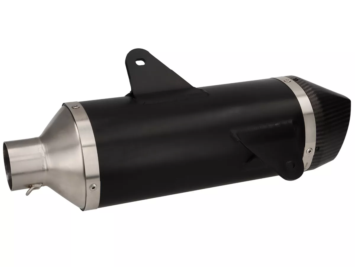Exhaust -MALOSSI- RX homologiert, Black Edition - Vespa GTS, GTS Super, GTS Super Sport, Super Tech 125cc i.e. (2021-) Euro5