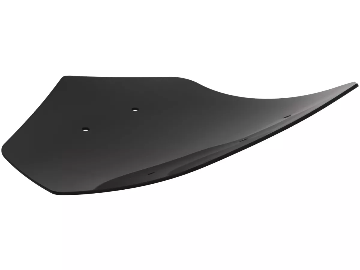 Windshield -MALOSSI- 350x300mm, Sport Screen, smoky gray dark- Italjet Dragster ie 125-300