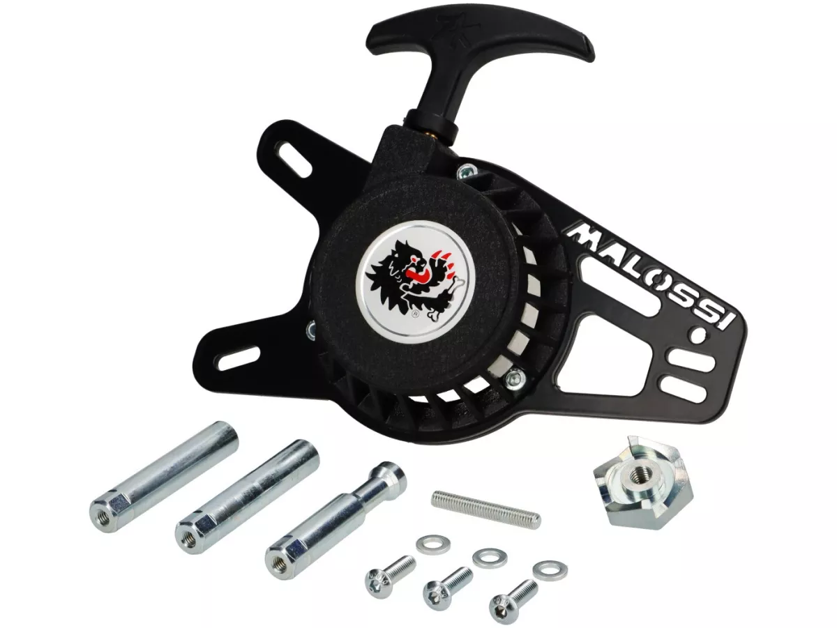 Pull starter set -MALOSSI- Piaggio Ciao, Bravo, Si, Boxer, Super Bravo