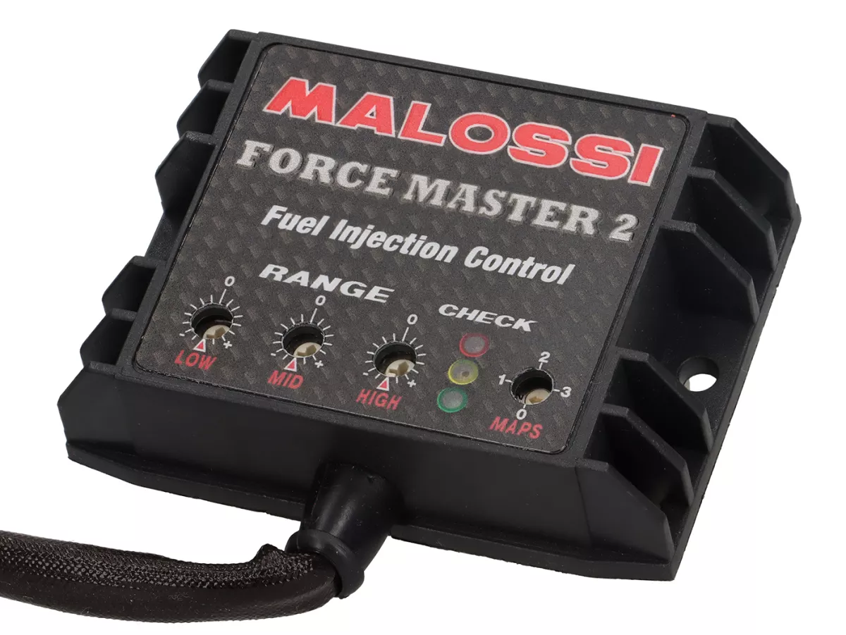 Control device fuel injection -MALOSSI Forcemaster 2- Vespa LX 125-150 E3, Primavera 125-150 E3, Sprint 125-150 E3, Piaggio Liberty 125-150 E3