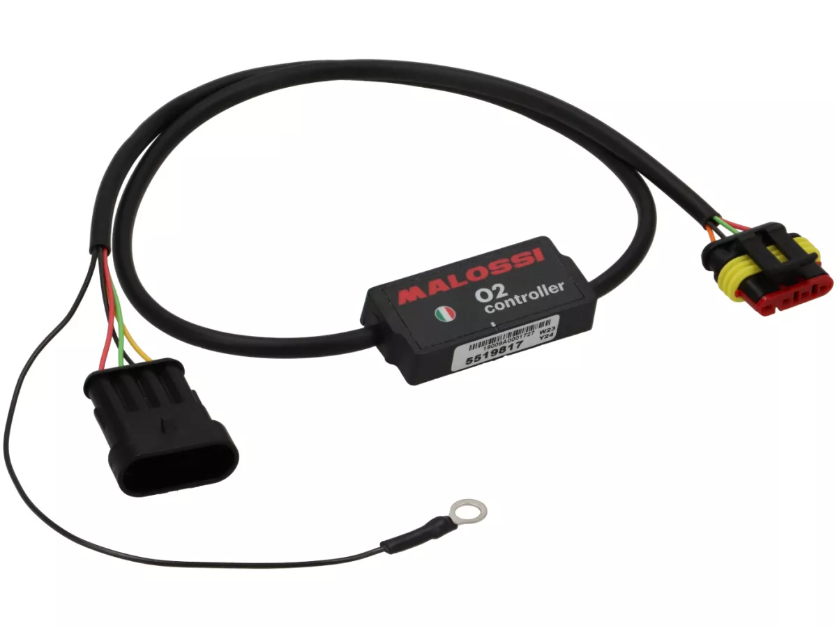 Lambda Emulator -MALOSSI- O2 Controller- Piaggio Quasar/HPE 250/300 LC yaitu, Vespa GTS125/150/300 yaitu (Euro4), GTS250 yaitu, LX125/150, LXV125/150, Sprint/Primavera iGet 125/150 (Euro 4), LEADER 125 yaitu, Italjet Dragster yaitu 125-200