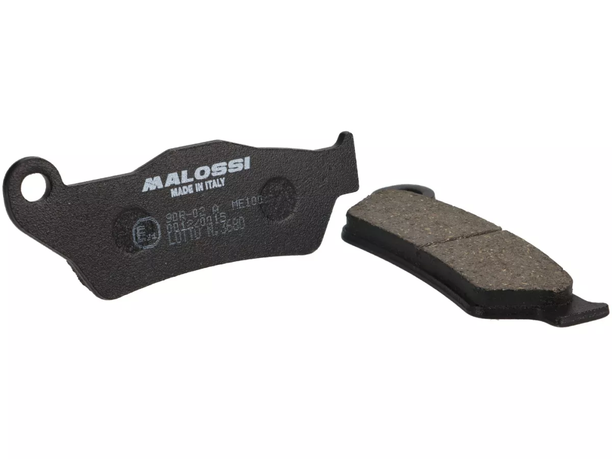 Plaquettes de frein -MALOSSI- Sport - homologué 93.9x36.5mm - ITALJET Dragster ie 125-300, GILERA Nexus 500cc (2003) (av.), Nexus i.e. 250cc (2006) (av.), Nexus i.e. SP 500cc (2006) (av.), MALAGUTI Madison 180cc (2002) (av.), Madison 200cc (2004) (av.), M