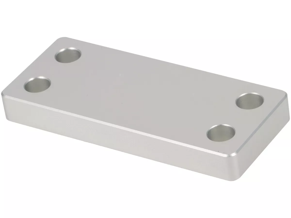 Flange plate for pressure loss test -MB DEVELOPMENTS- exhaust flange Lambretta - oval