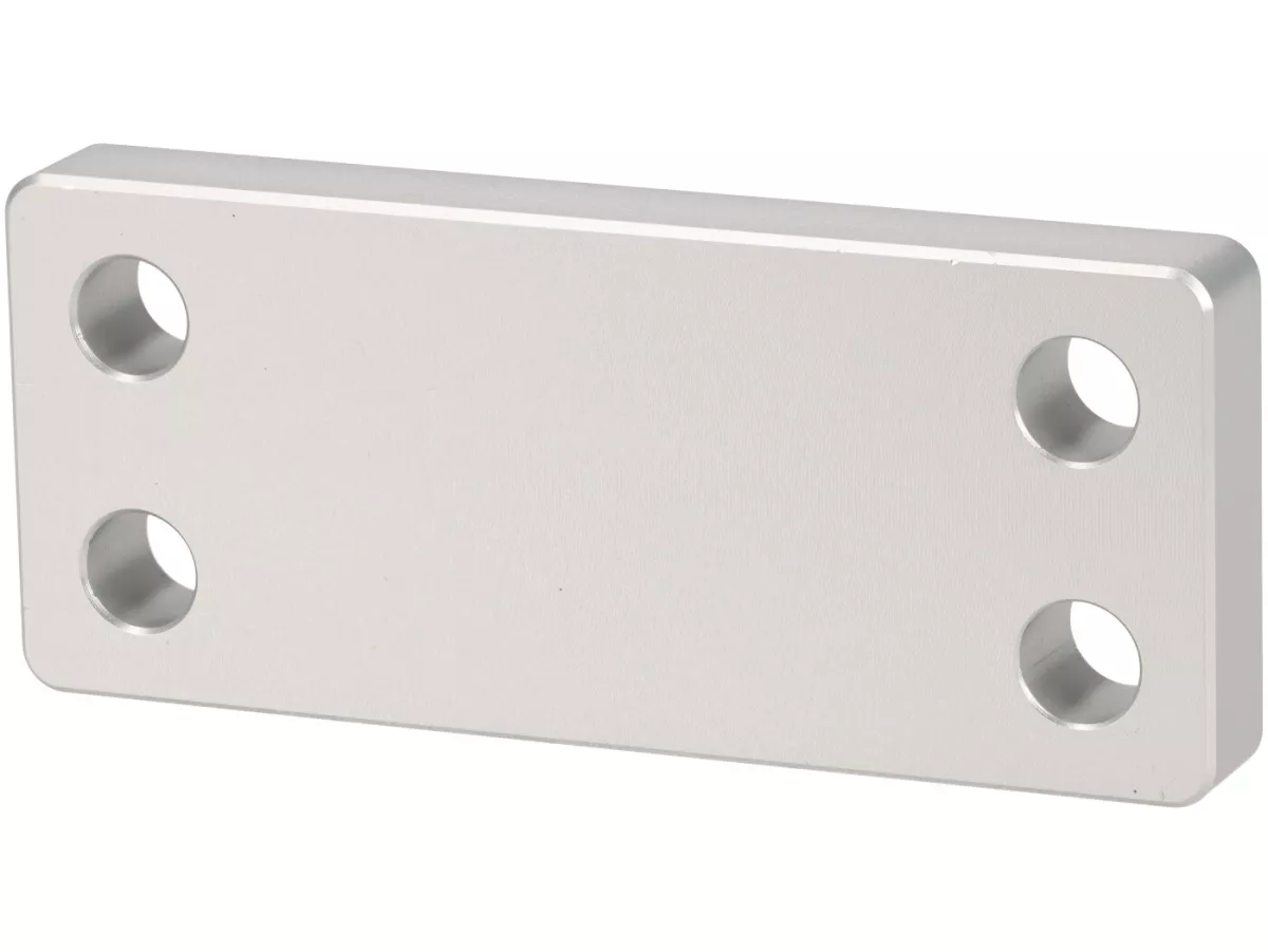 Flange plate for pressure loss test -MB DEVELOPMENTS- exhaust flange Lambretta - oval