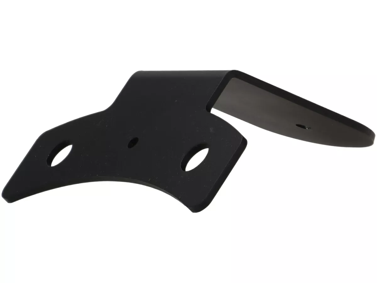 Mounting plate for Pickerl (Austrian inspection sticker) -MG-BIKETEC- Vespa GTL 125-200, GTS 125-300, GTV125-300 - black