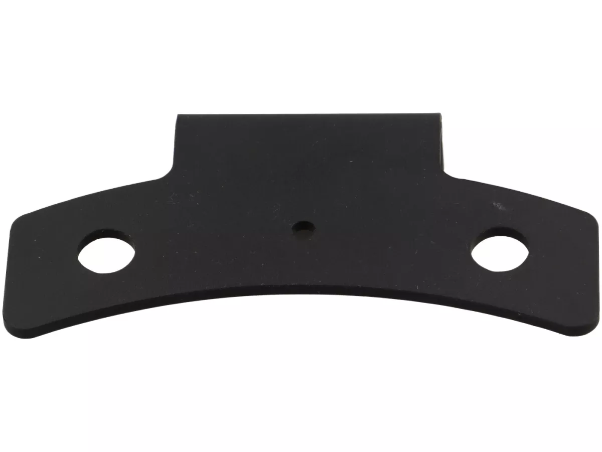 Mounting plate for Pickerl (Austrian inspection sticker) -MG-BIKETEC- Vespa GTL 125-200, GTS 125-300, GTV125-300 - black