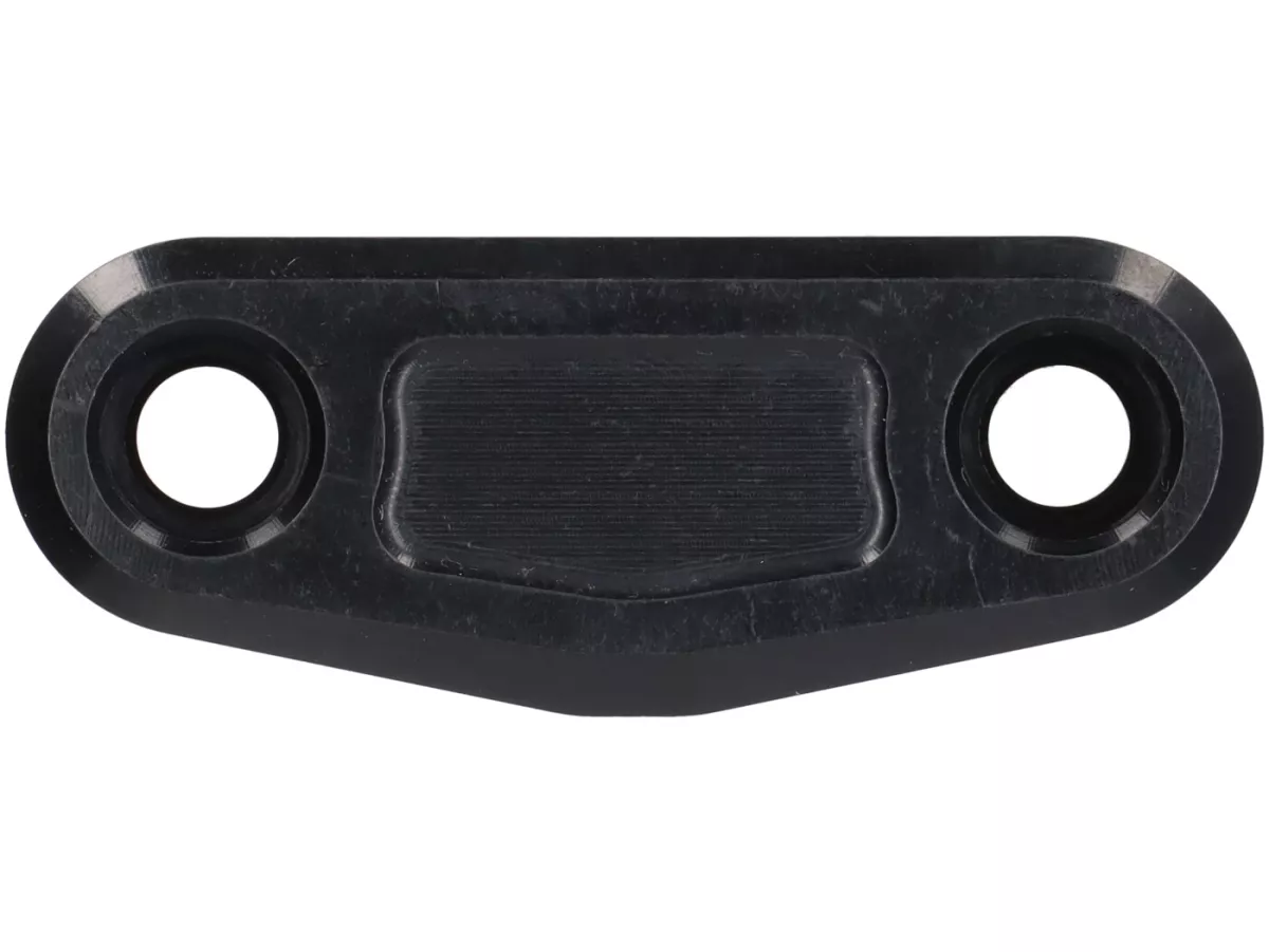 Afdekking CNC duo handgreep passagier -MG-BIKETEC- Vespa GTL 125-200, GTS 125-310 GTV 125-310 - zwart
