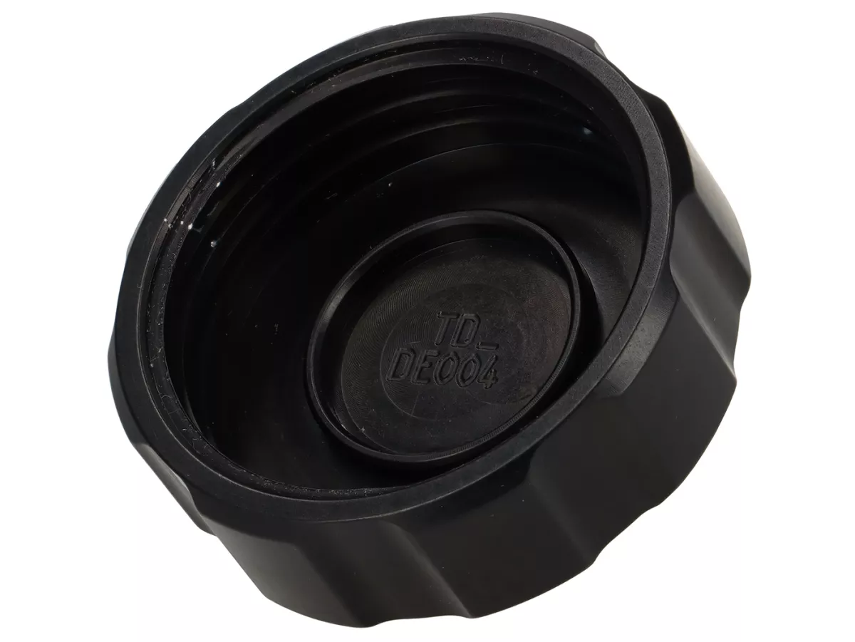 Tapón depósito -MG-Biketec- Aluminio CNC - Vespa GTS 125-300, GTV 300 a partir de 2023 - negro