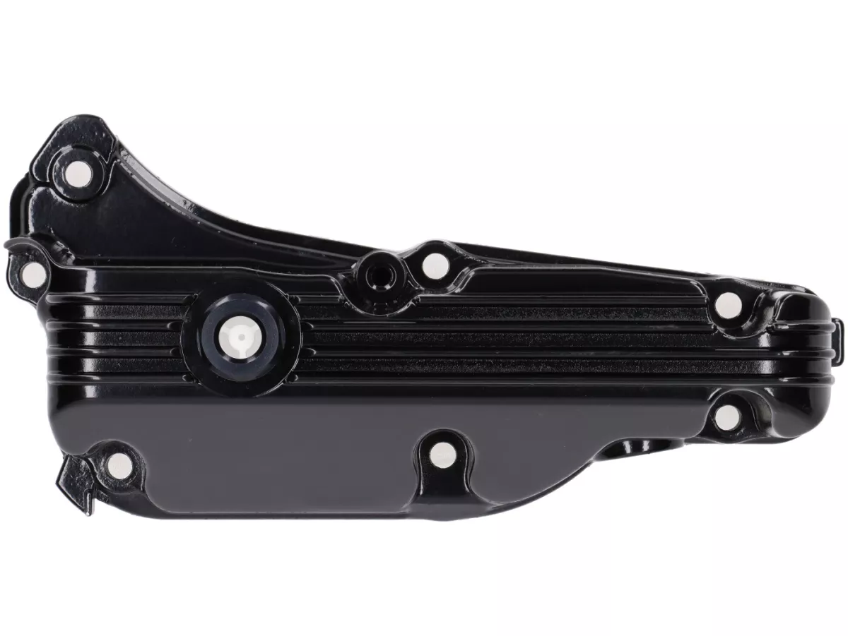 Oil pan -MOTO NOSTRA, glossy black - Piaggio 125-300cc (2019-2024) - Vespa GTS 125 Keyless (ZAPMD3202, ZAPMD3203), Vespa GTS 300 Keyless (ZAPMD3103, ZAPMD3104, Vespa GTV HPE Keyless (ZAPMD3108)