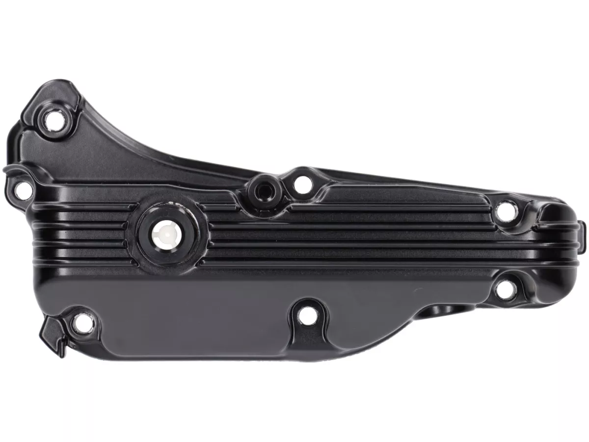 Oil pan -MOTO NOSTRA, black matt - Piaggio 125-300cc (2019-2024) - Vespa GTS 125 Keyless (ZAPMD3202, ZAPMD3203), Vespa GTS 300 Keyless (ZAPMD3103, ZAPMD3104, Vespa GTV HPE Keyless (ZAPMD3108)