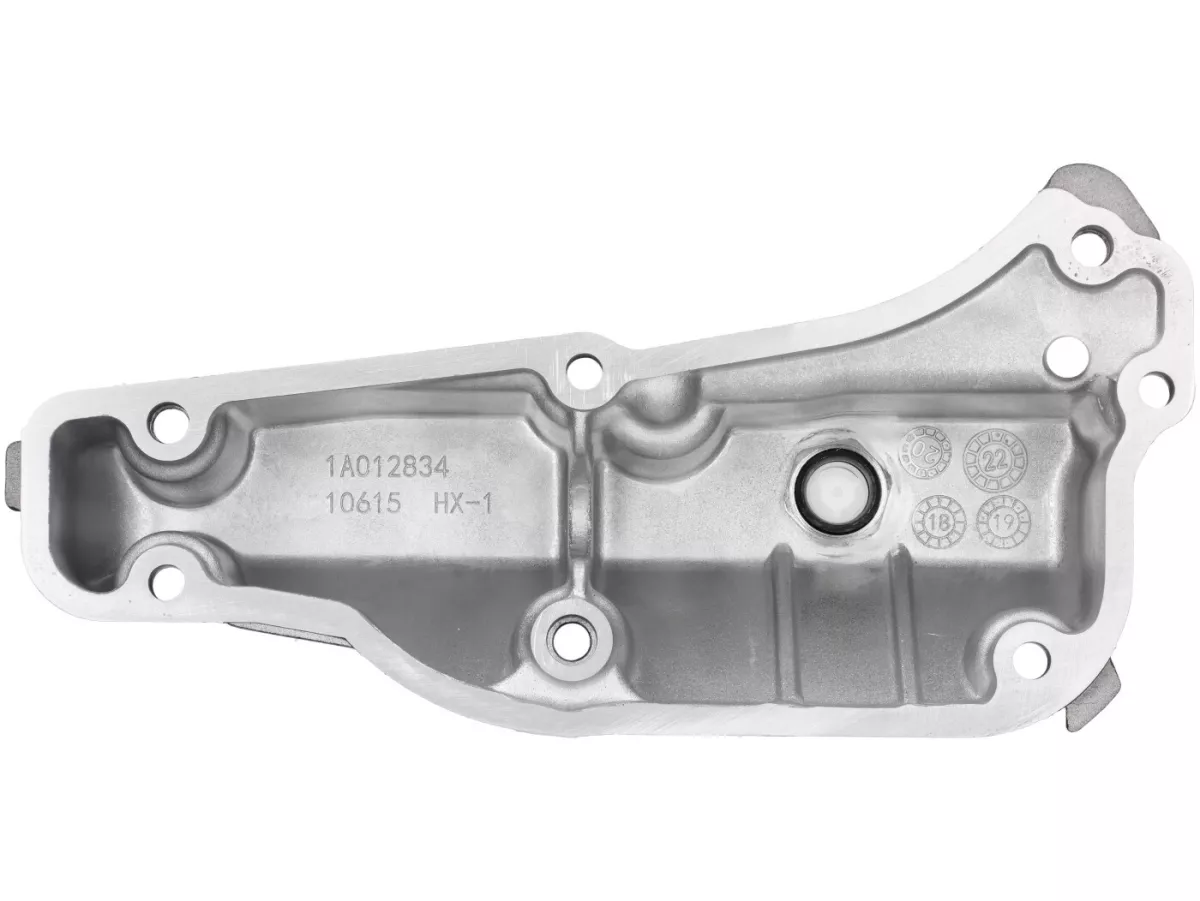 Oil pan -MOTO NOSTRA, black matt - Piaggio 125-300cc (2019-2024) - Vespa GTS 125 Keyless (ZAPMD3202, ZAPMD3203), Vespa GTS 300 Keyless (ZAPMD3103, ZAPMD3104, Vespa GTV HPE Keyless (ZAPMD3108)