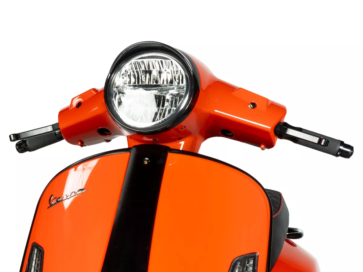 Stuur -MOTO NOSTRA- Drop Bar - Vespa GTS 125-300 - bouwjaar 2018 tot 2022 - zwart gegrond