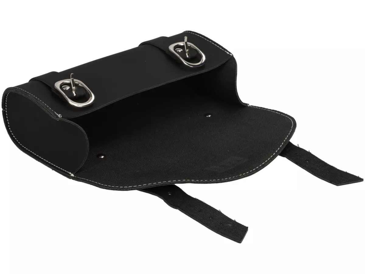 Werkzeugtasche - Satteltasche -MOTO NOSTRA- Piaggio, Vespa Ciao, SI, Bravo, Boxer, Grillo - schwarz