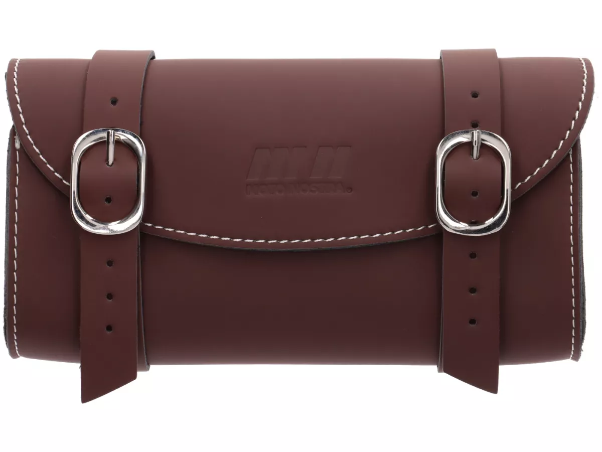 Werkzeugtasche - Satteltasche -MOTO NOSTRA- Piaggio, Vespa Ciao, SI, Bravo, Boxer, Grillo - braun