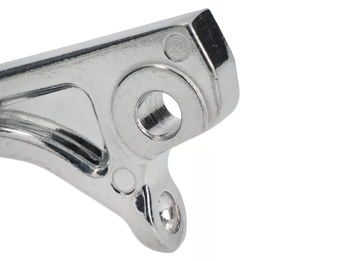 Palanca de freno -MOTO NOSTRA- Vespa GTS 125 (ZAPMD3202, ZAPMD3203), Vespa GTS 300 HPE (ZAPMD3103, ZAPMD3104) - adecuada para NISSIN- plata - lado derecho