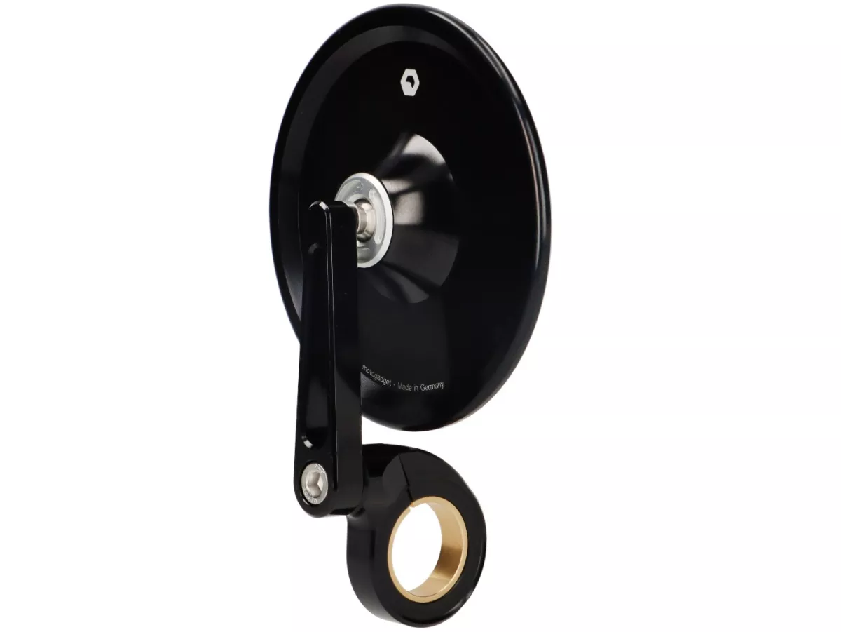 Mirror -MOTOGADGET- mo.view classic 60 (ECE) - ULTRACUT - handlebar ends - Ø=99mm - black
