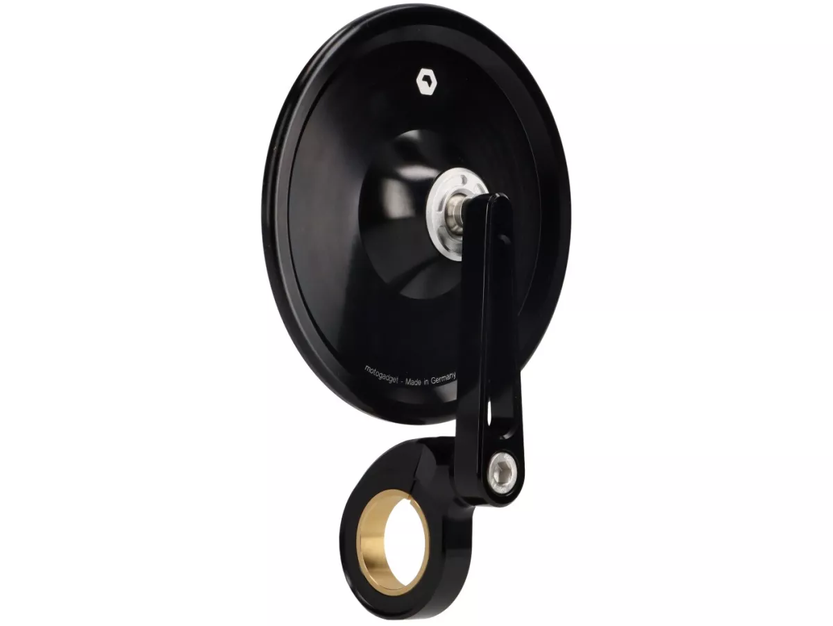 Mirror -MOTOGADGET- mo.view classic 60 (ECE) - ULTRACUT - handlebar ends - Ø=99mm - black