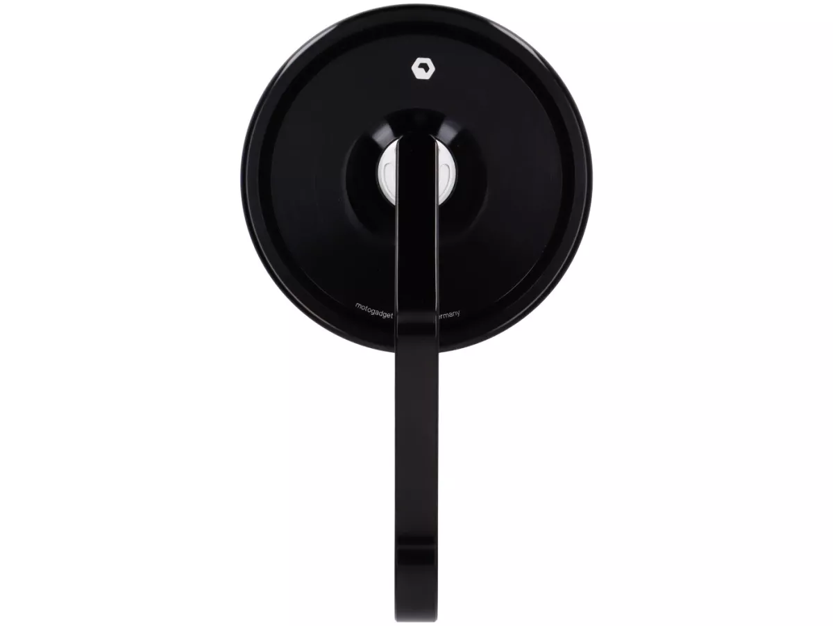 Mirror -MOTOGADGET- mo.view classic 130 (ECE) - ULTRACUT - handlebar ends - Ø=99mm - black
