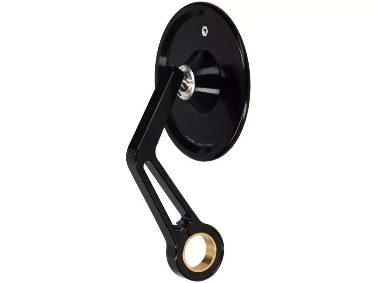 Mirror -MOTOGADGET- mo.view classic 130 (ECE) - ULTRACUT - handlebar ends - Ø=99mm - black