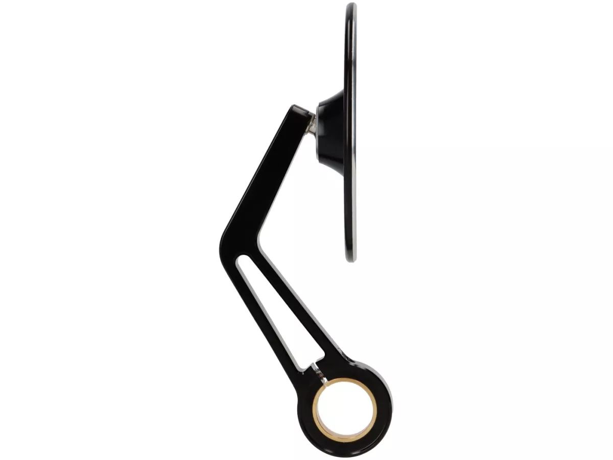 Mirror -MOTOGADGET- mo.view classic 130 (ECE) - ULTRACUT - handlebar ends - Ø=99mm - black