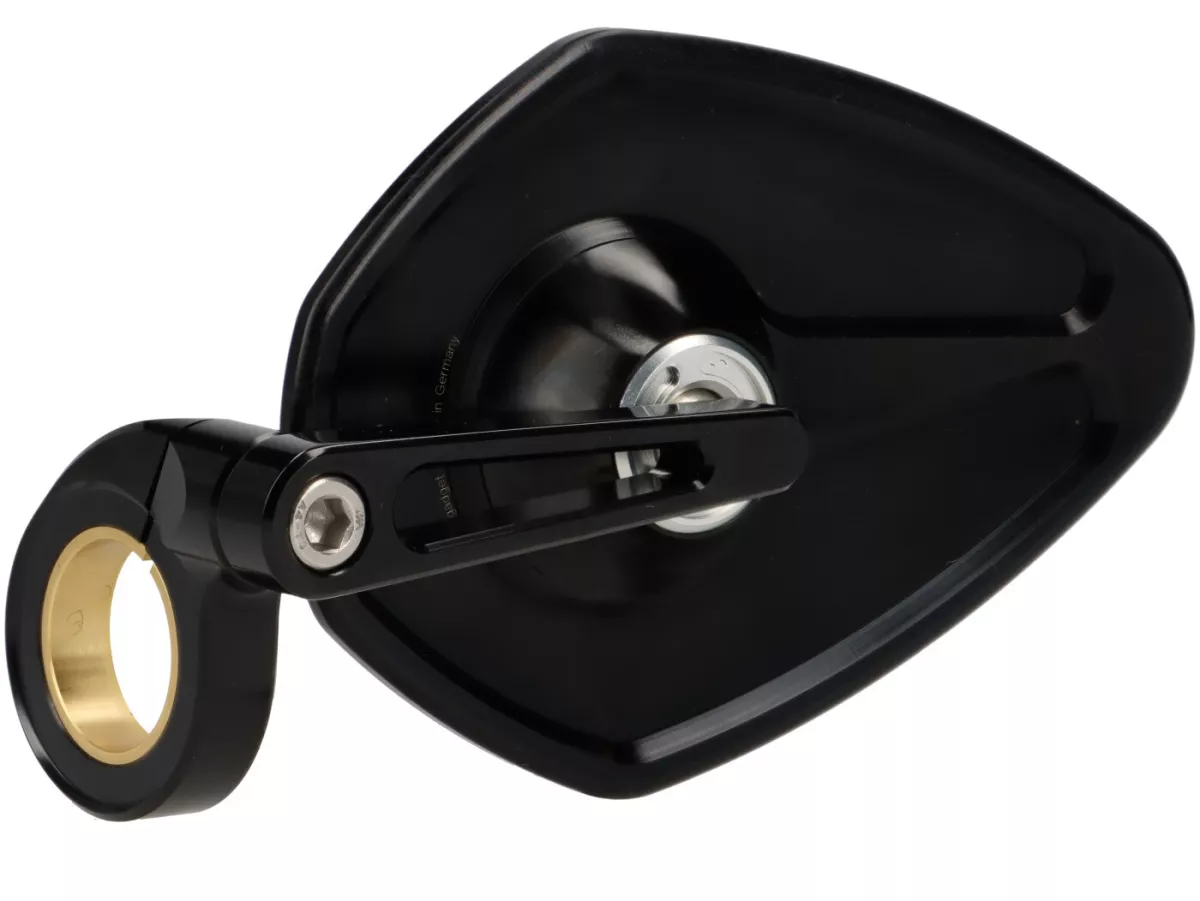 Mirror Bundle -MOTOGADGET- mo.view sport (ECE) - handlebar ends - Vespa GTL 125-200, GT 250, GTS 125-300, GTV 125-300 - 60mm - black