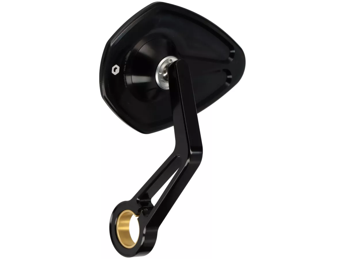 Mirror Bundle -MOTOGADGET- mo.view sport (ECE) - handlebar ends - Vespa GTL 125-200, GT 250, GTS 125-300, GTV 125-300 - 130mm - black
