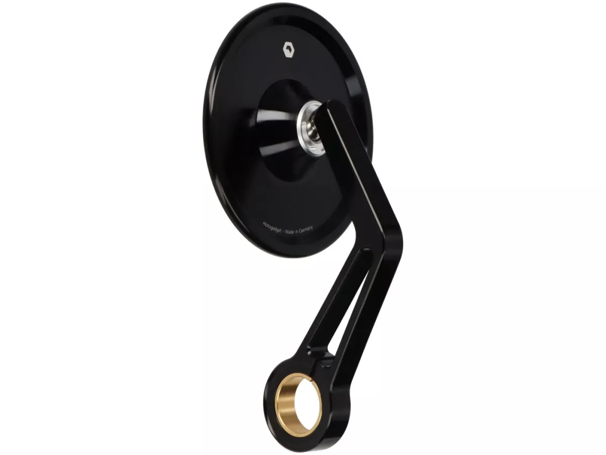 Mirror Bundle -MOTOGADGET- mo.view classic (ECE) - handlebar ends - Vespa GTL 125-200, GT 250, GTS 125-300, GTV 125-300 - 130mm - black