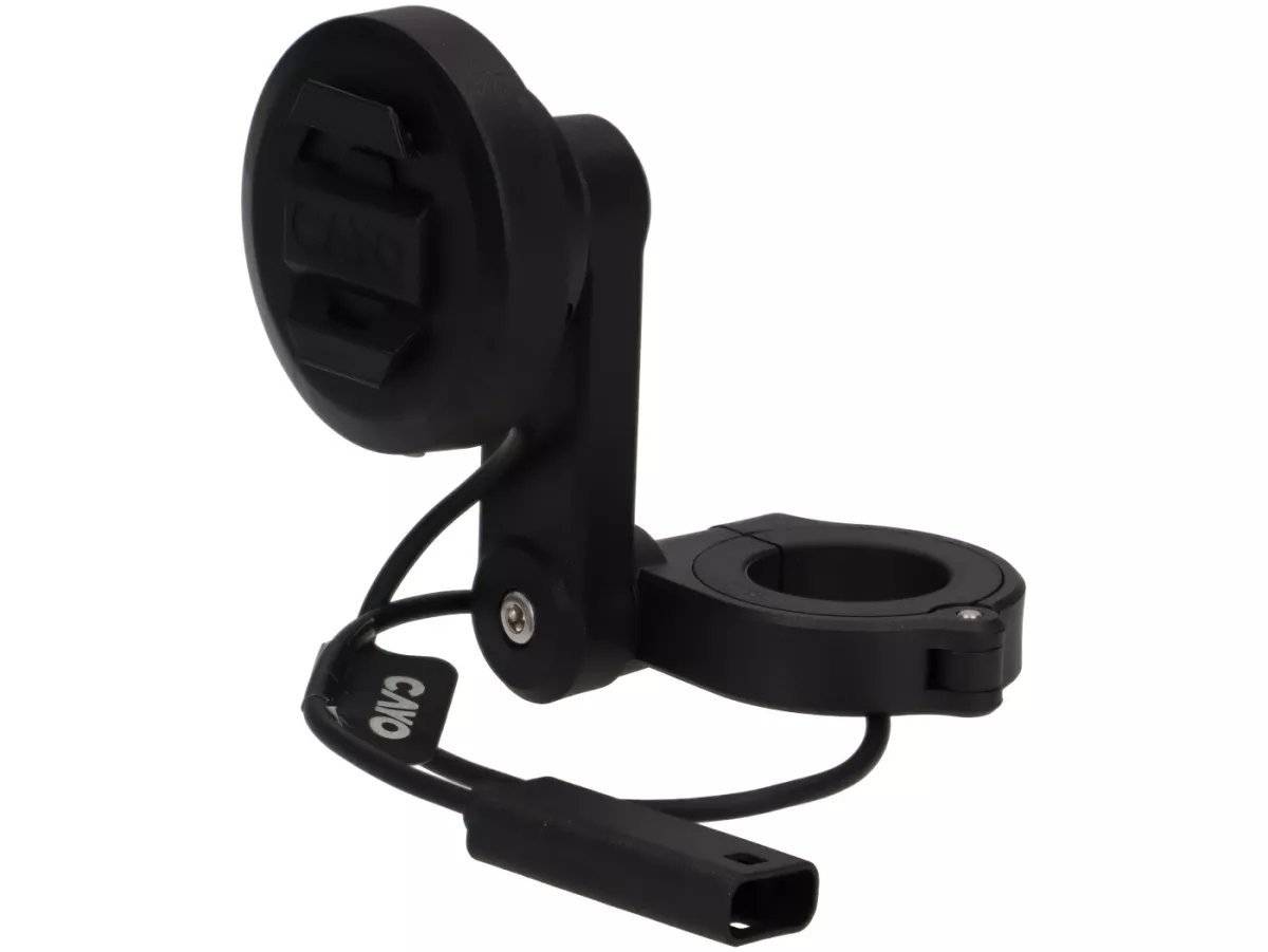 Soporte para teléfono móvil -MOTOGADGET, CAYO moto.dokk- sistema de soporte universal para todos los smartphones, desacoplado por vibración, carga inductiva - apto para todos los diámetros de manillar