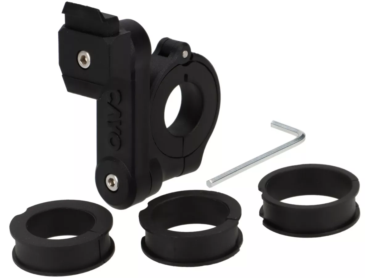 Mobile phone holder -MOTOGADGET, CAYO bike.dokk- universal holder system for all smartphones suitable for all handlebar diameters