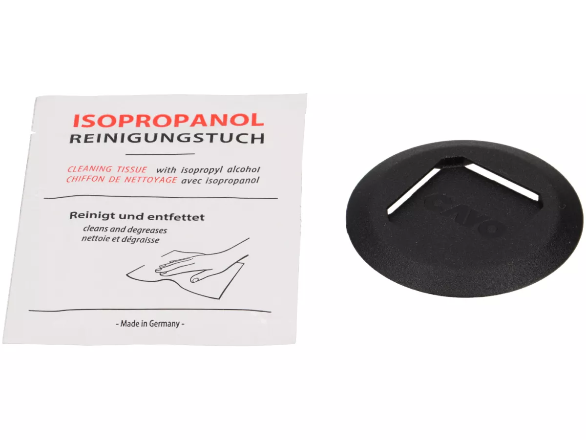 Adhesive pad -MOTOGADGET, CAYO uni.dokk- universal for smartphone for attachment to moto.dokk/bike.dokk mounting system