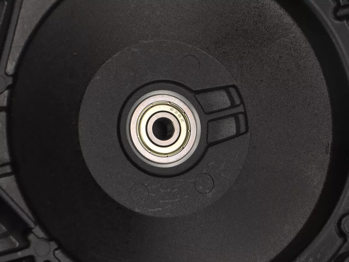 Coperchio Vario -POLINI- Evolution - Alto flusso d'aria - Piaggio short 10 - nero